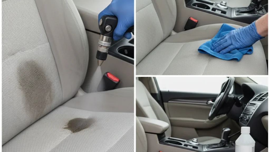 Come pulire sedili auto macchiati di olio - Pulizia Sedili